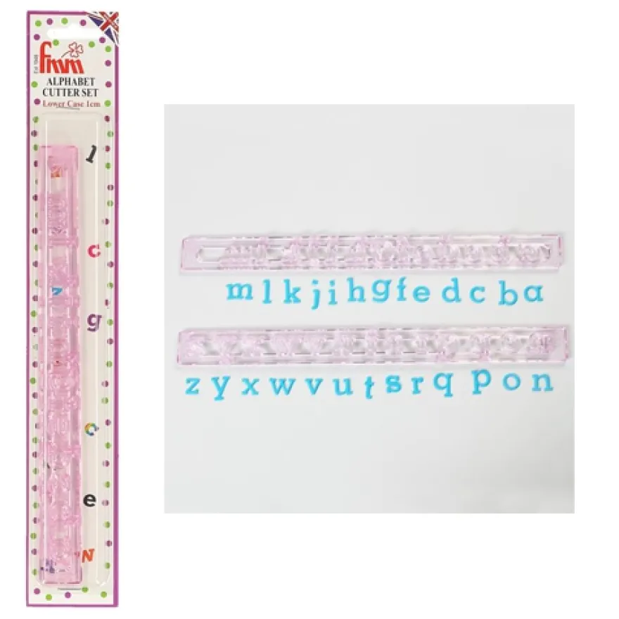 FMM Ausstecher Alphabet Tappits - Lower Case