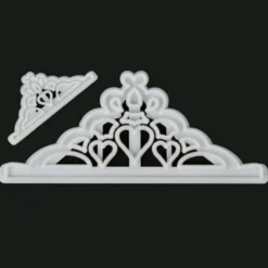 FMM Ausstechform Tiara - Diadem 2 tlg