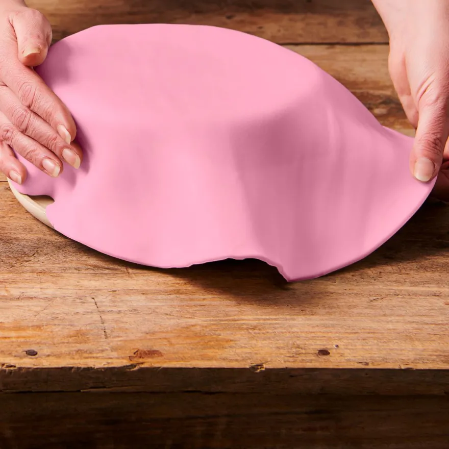 Funcakes ausgerollte Fondantdecke - Rosa 36cm