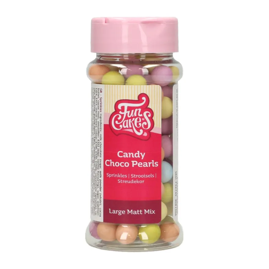 FunCakes Candy Choco Pearls Large Matt Mix 70g