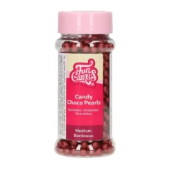 FunCakes Candy Choco Pearls Medium Bordeaux 80g