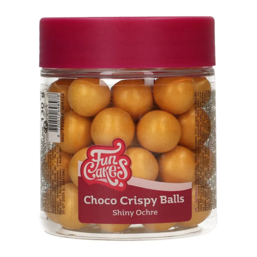 FunCakes Choco Crispy Balls – Hello Yellow 130g