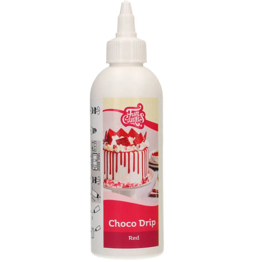Funcakes Choco Drip - Rot 180g