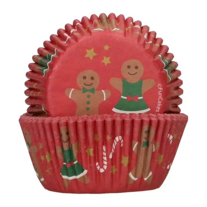 FunCakes Cupcake-Backförmchen Lebkuchen 48 Stück