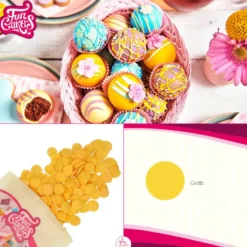 Funcakes Deko Melts - Gelb 250g
