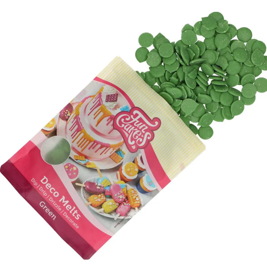 Funcakes Deko Melts - Grün 250g