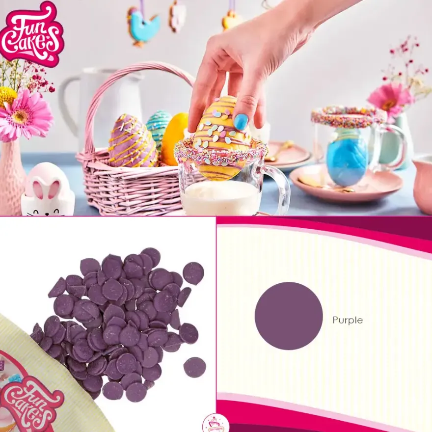 Funcakes Deko Melts - Lila 250g