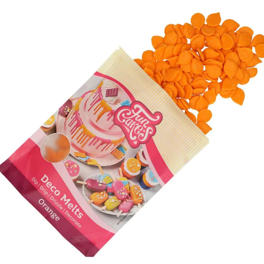 Funcakes Deko Melts - Orange 250g
