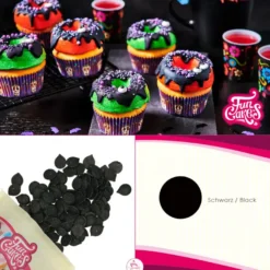 Funcakes Deko Melts - schwarz 250g