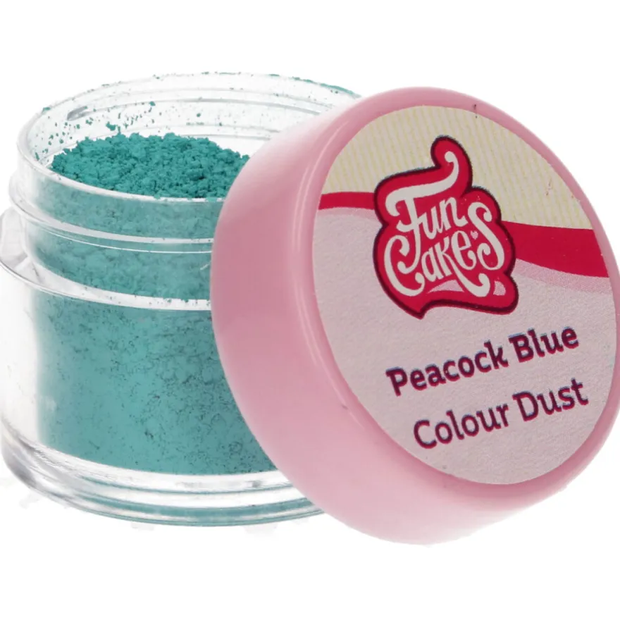 Funcakes Edible FunColours Dust - Peacock Blue