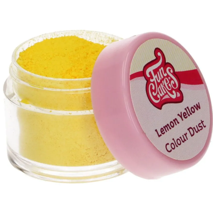 Funcakes Edible FunColours Dust - Lemon Yellow