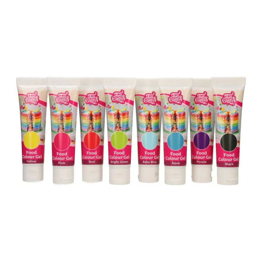 Funcakes Edible Funcolours Gel Set/8