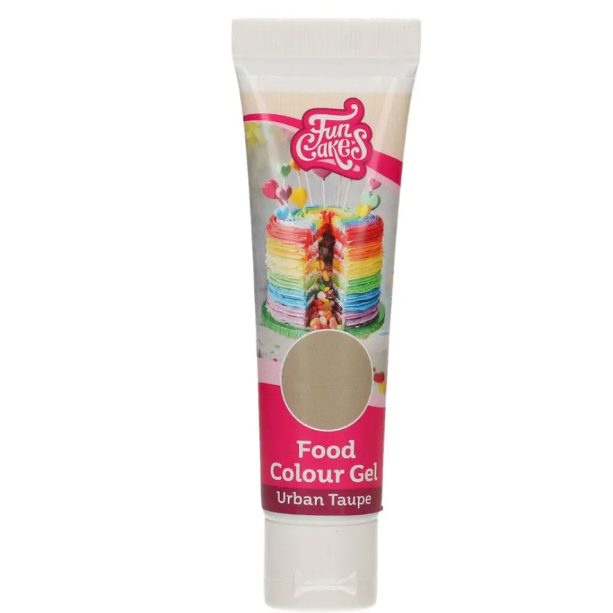 FunCakes Edible FunColours Gel - Urban Taupe