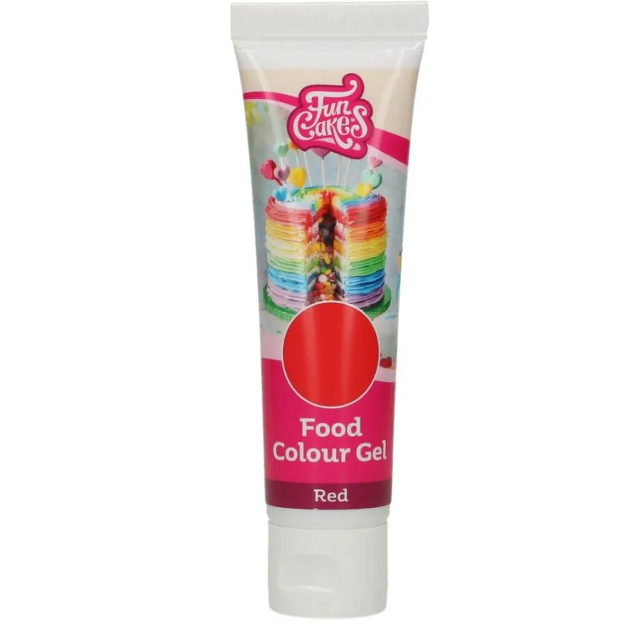 FunCakes Edible FunColours Gel - Red