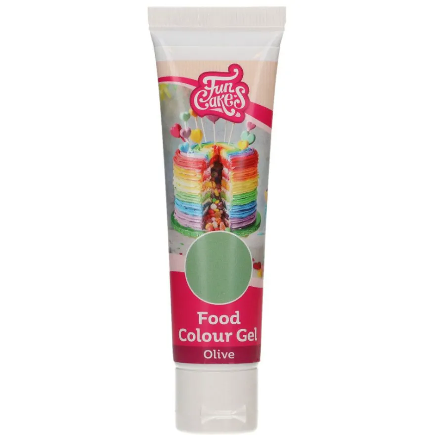 FunCakes Edible FunColours Gel - Olive