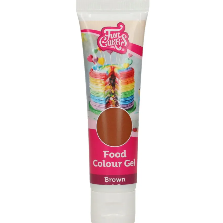 FunCakes Edible FunColours Gel - Brown
