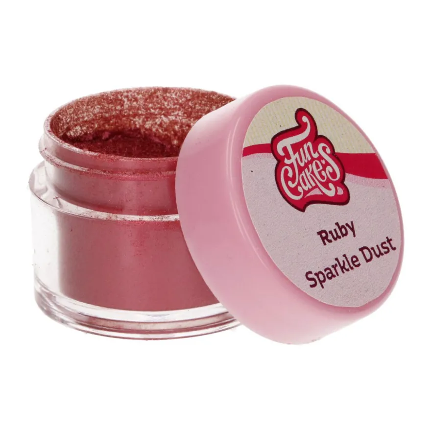 Funcakes Edible Sparkle Dust - Ruby