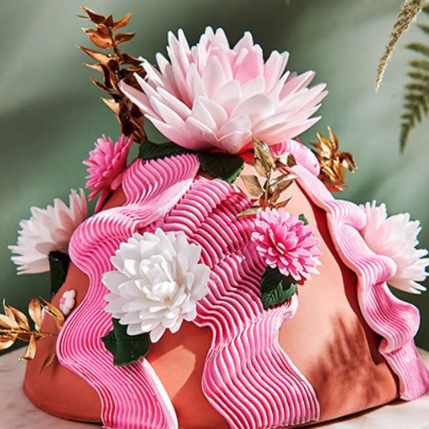 FunCakes Esspapier -Blume Deluxe Pfingstrose Weiß 12,5cm