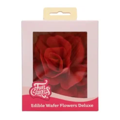 FunCakes Esspapier -Blume Deluxe Rose Rot 12,5cm