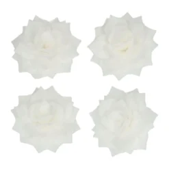 FunCakes Esspapier -Blume Deluxe Rose Rosalia Weiß 15 Stück