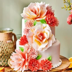 FunCakes Esspapier -Blume Deluxe Dahlie Weiß 12,5cm