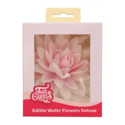 FunCakes Esspapier -Blume Deluxe Pfingstrose Rosa Ombre 12,5cm