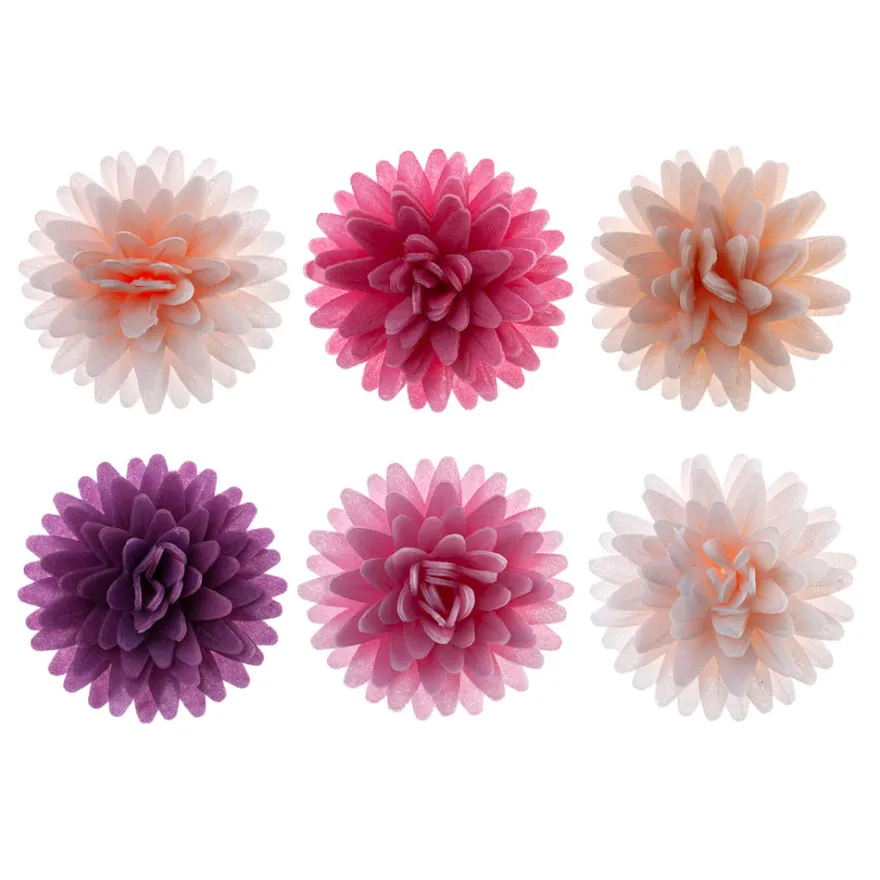 FunCakes Esspapier -Blume Pom Poms Bunt 12 Stück