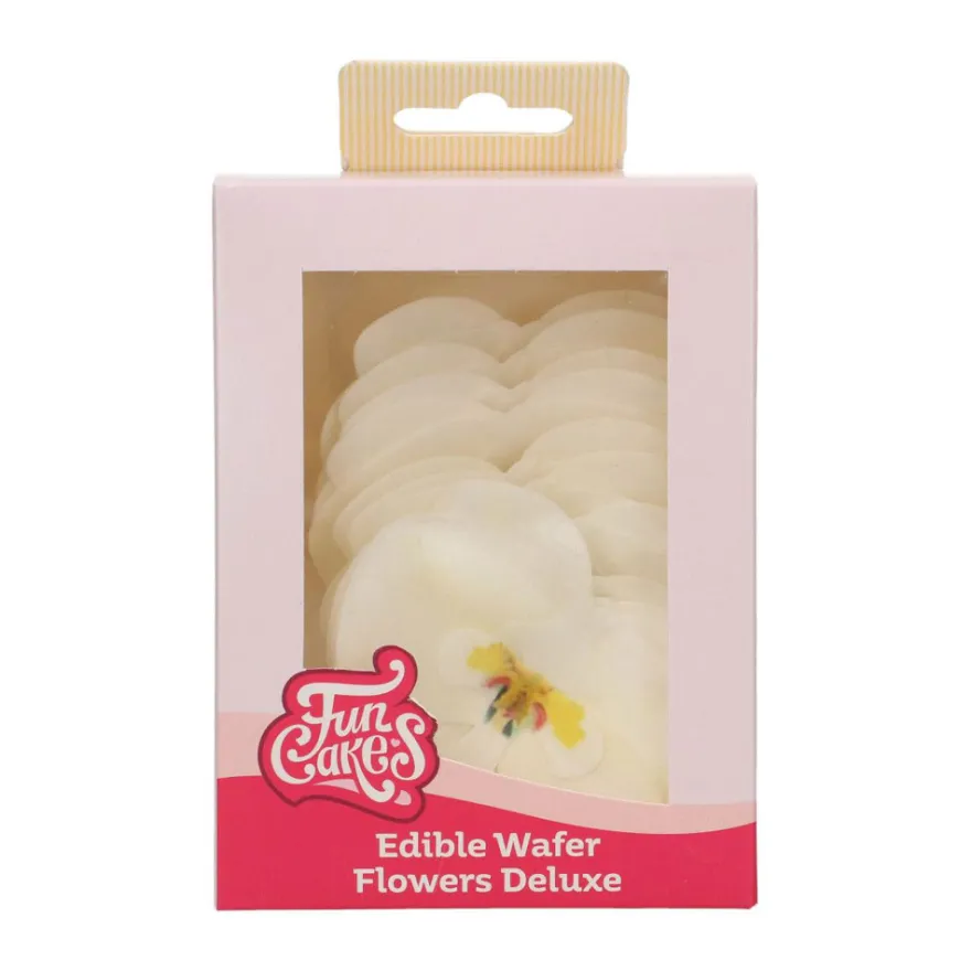 Funcakes Esspapier Orchidee Weiß 10 Stück