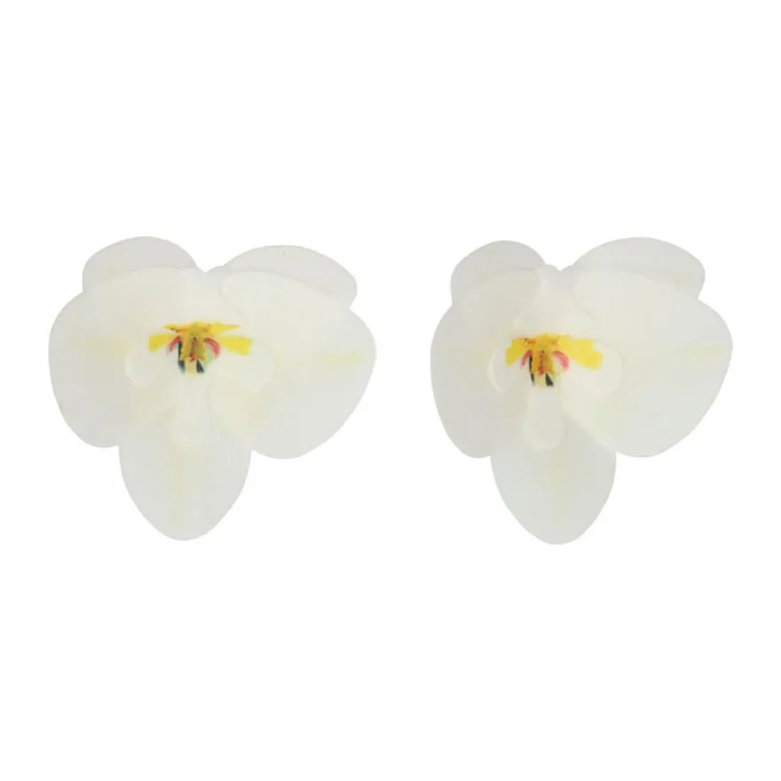 Funcakes Esspapier Orchidee Weiß 10 Stück