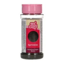 Funcakes feiner Zucker - Schwarz Sanding Sugar 80g