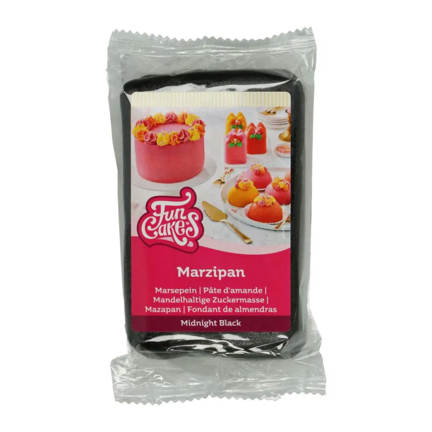 FunCakes feines Marzipan Midnight Black 250 g