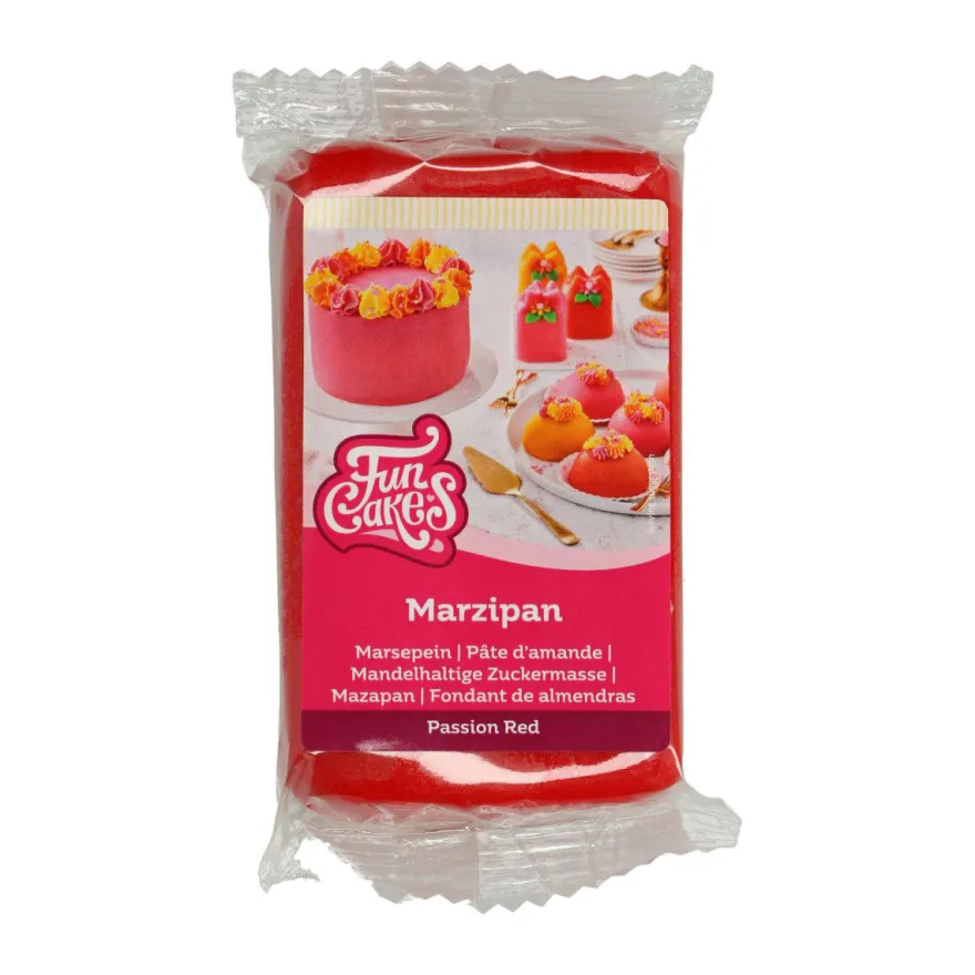 FunCakes feines Marzipan Passion Red 250 g