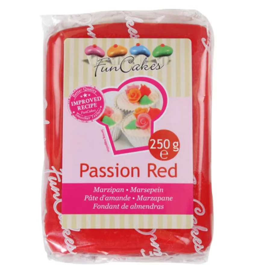 FunCakes feines Marzipan Passion Red 250 g