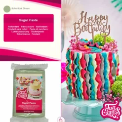 Funcakes Fondant Botanical Green 250g
