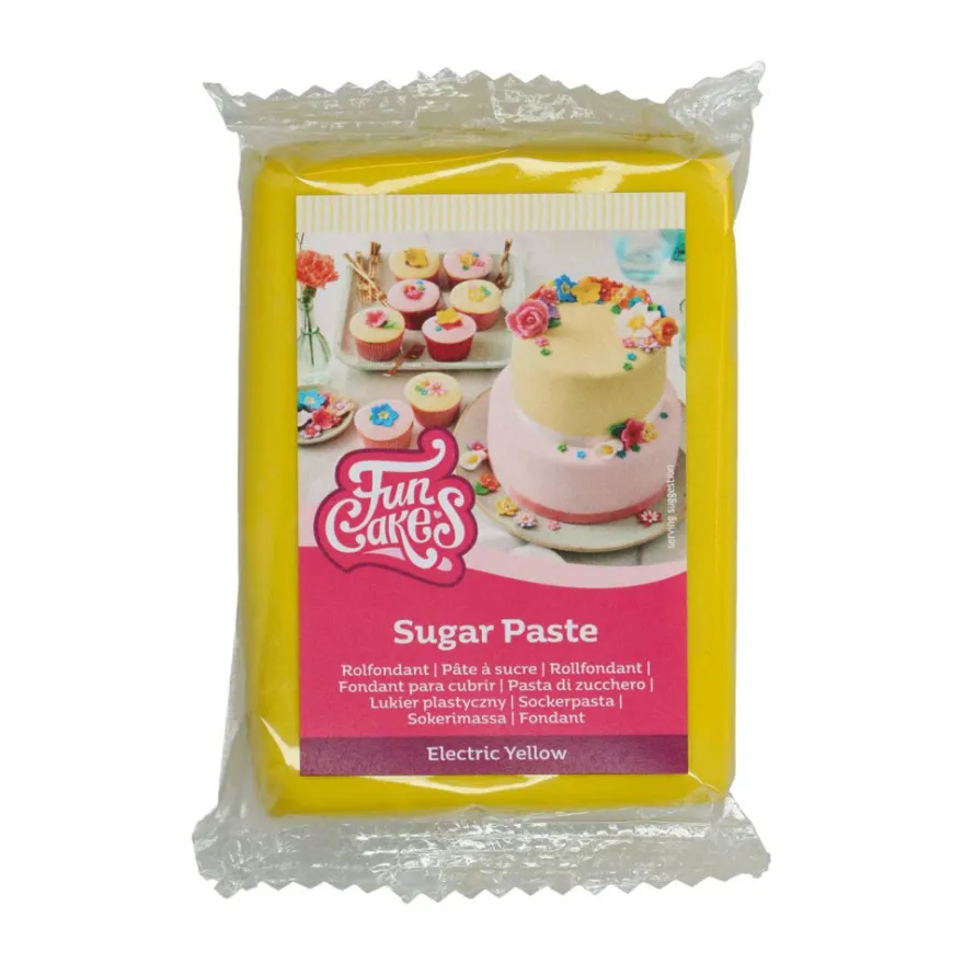 FunCakes Fondant Electric Yellow - 250g
