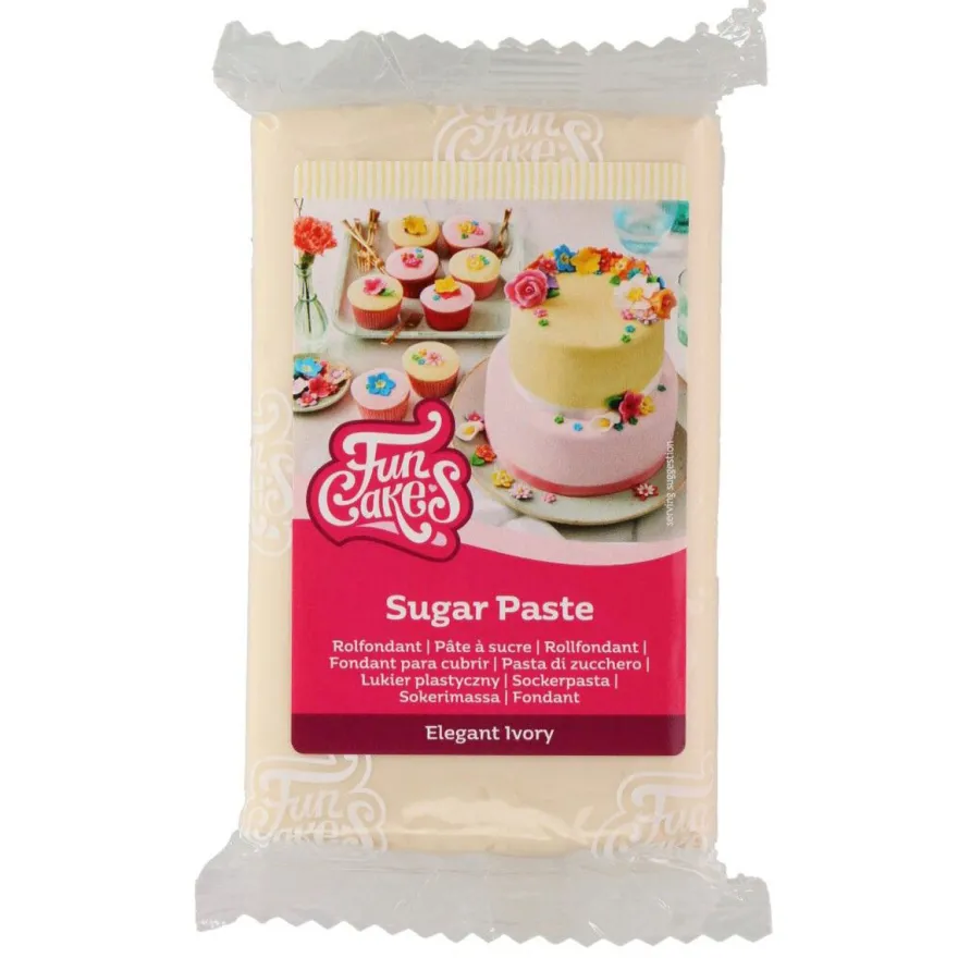 Funcakes Fondant Elfenbein - Elegant Ivory 250g
