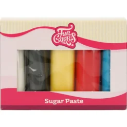 FunCakes Fondant Multipack Primärfarben - 5x100g