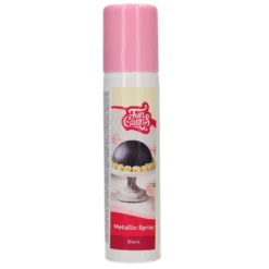 Funcakes Funcolours Metallic Spray - Black 100ml