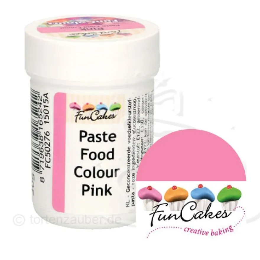 Funcakes Funcolours Pastenfarbe - Pink 30g
