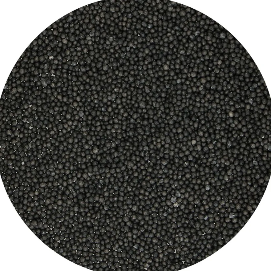 Funcakes Nonpareils Zuckerperlen - Schwarz 80g