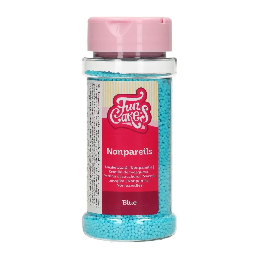 FunCakes Nonpareils Zuckerperlen – Blau 80g
