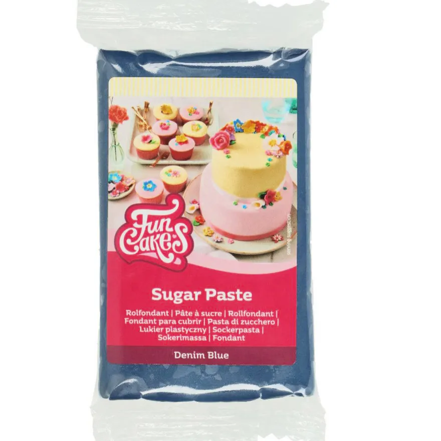 FunCakes Rollfondant Blue Denim - 250g