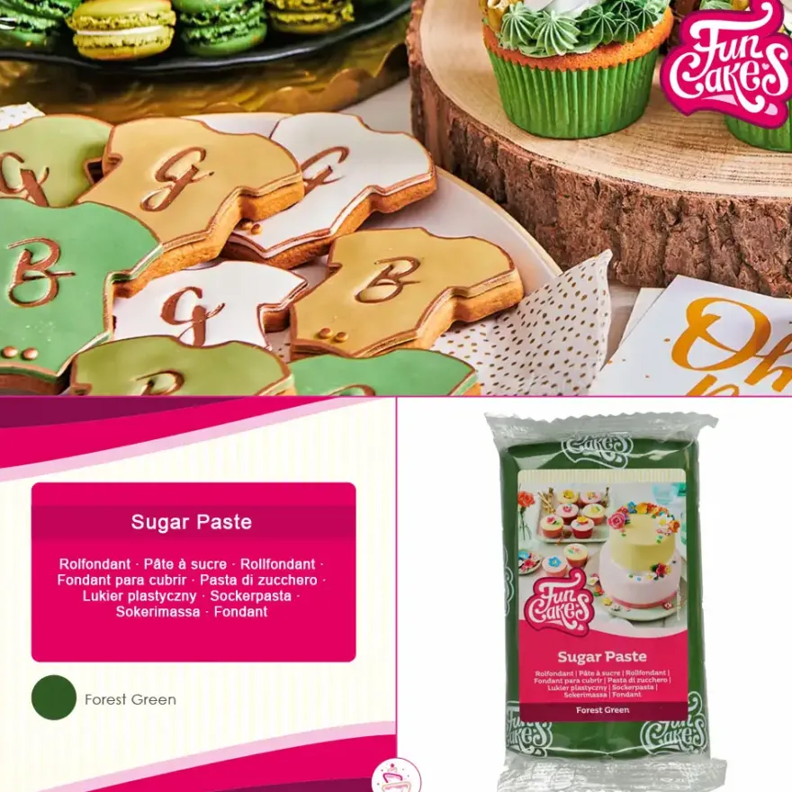 FunCakes Rollfondant Forest Green - 250g