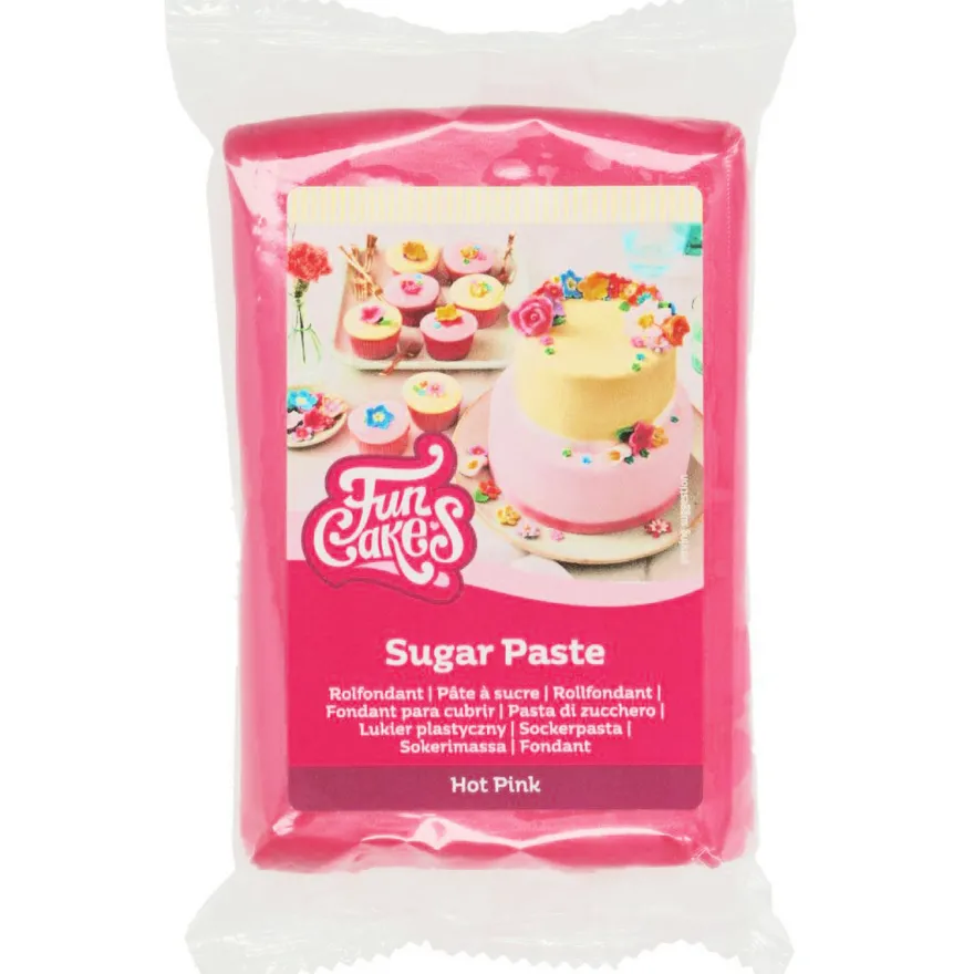 Funcakes Rollfondant Hot Pink 250g