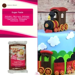 FunCakes Rollfondant Maroon Brown - 250g