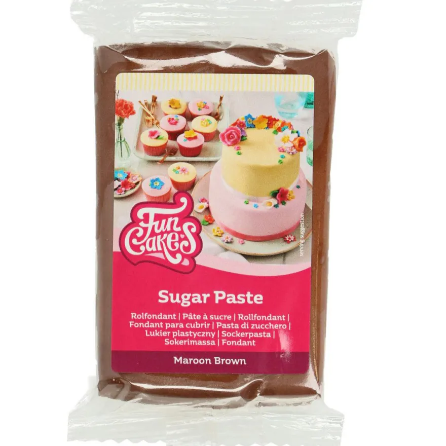 FunCakes Rollfondant Maroon Brown - 250g