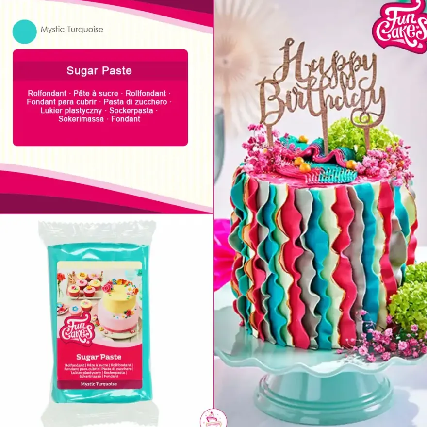 FunCakes Rollfondant Mystic Turquoise - 250g