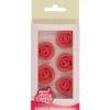 Funcakes Rosen aus Zucker - Rosa 6 Stück