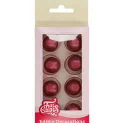 Funcakes Schokokugeln Pearl - Ruby 8 Stück