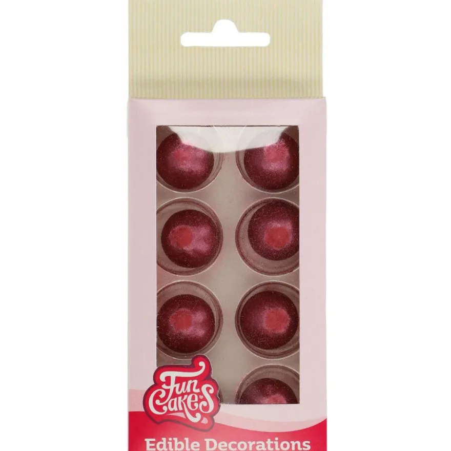 Funcakes Schokokugeln Pearl - Ruby 8 Stück
